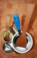 Used utensils in Spoon and Ladle Rest